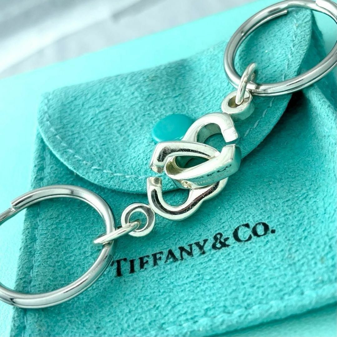 Tiffany & Co. - ティファニー 希少 ダブル ハート チャーム Tiffany & Co. - ティファニー 希少 ダブル ハート チャーム