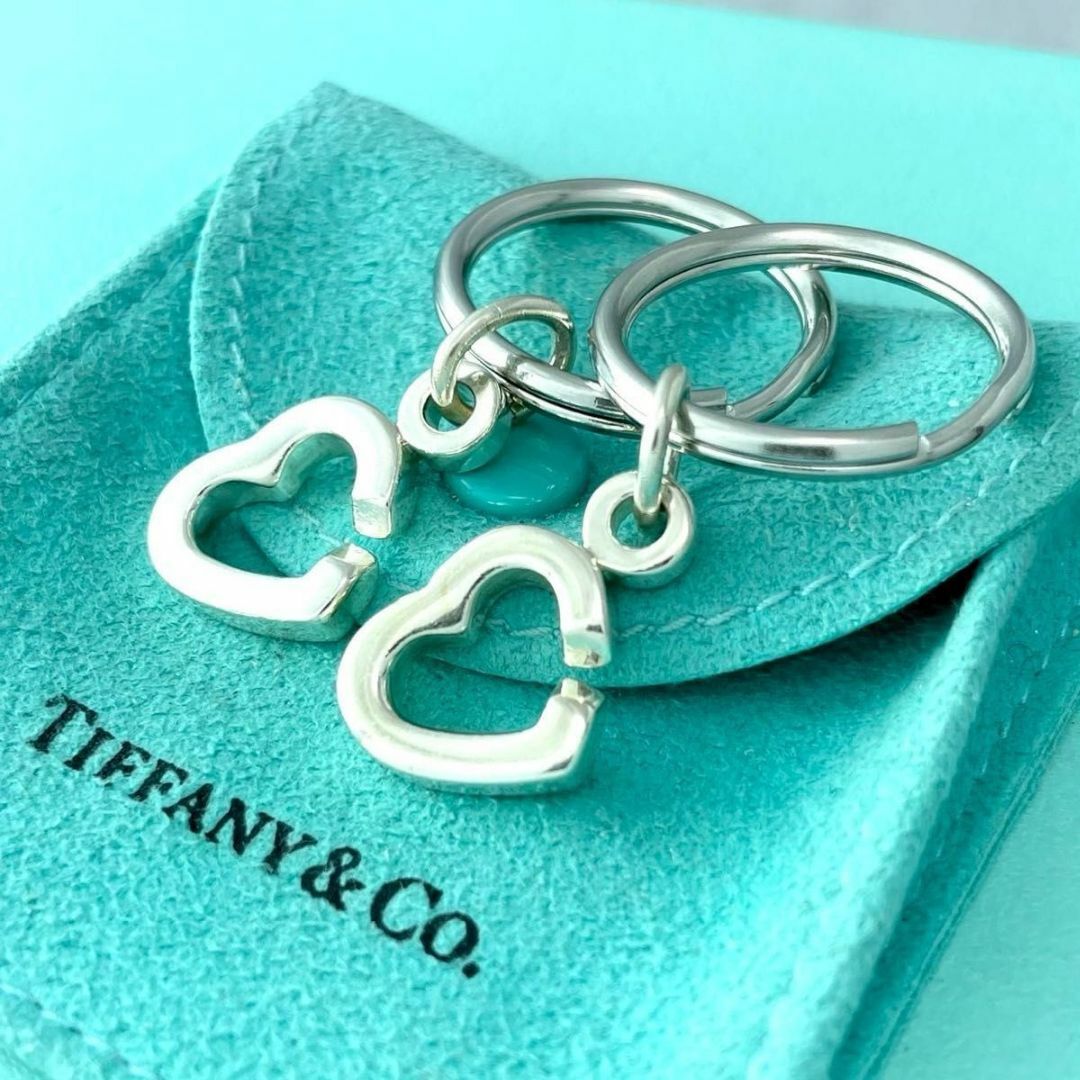Tiffany & Co. - ティファニー 希少 ダブル ハート チャーム Tiffany & Co. - ティファニー 希少 ダブル ハート チャーム