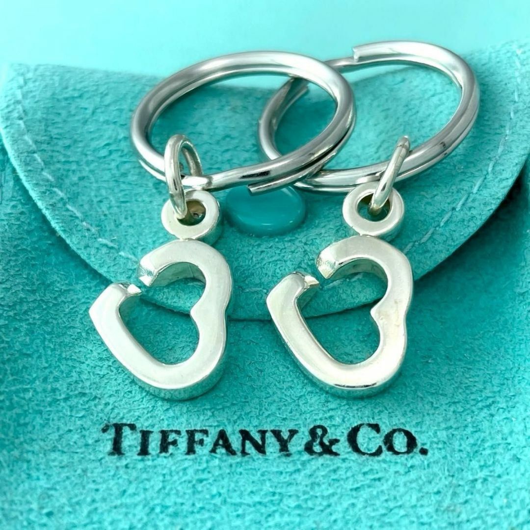 Tiffany & Co. - ティファニー 希少 ダブル ハート チャーム Tiffany & Co. - ティファニー 希少 ダブル ハート チャーム