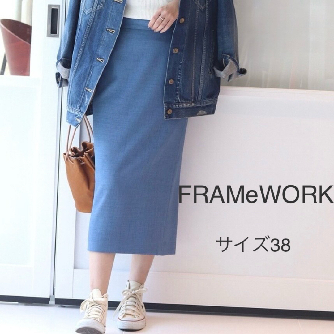 FRAMeWORK - FRAMeWORK スラブヤーンタイトスカート38の通販 by FRAMeWORK - FRAMeWORK スラブヤーンタイトスカート38の通販 by
