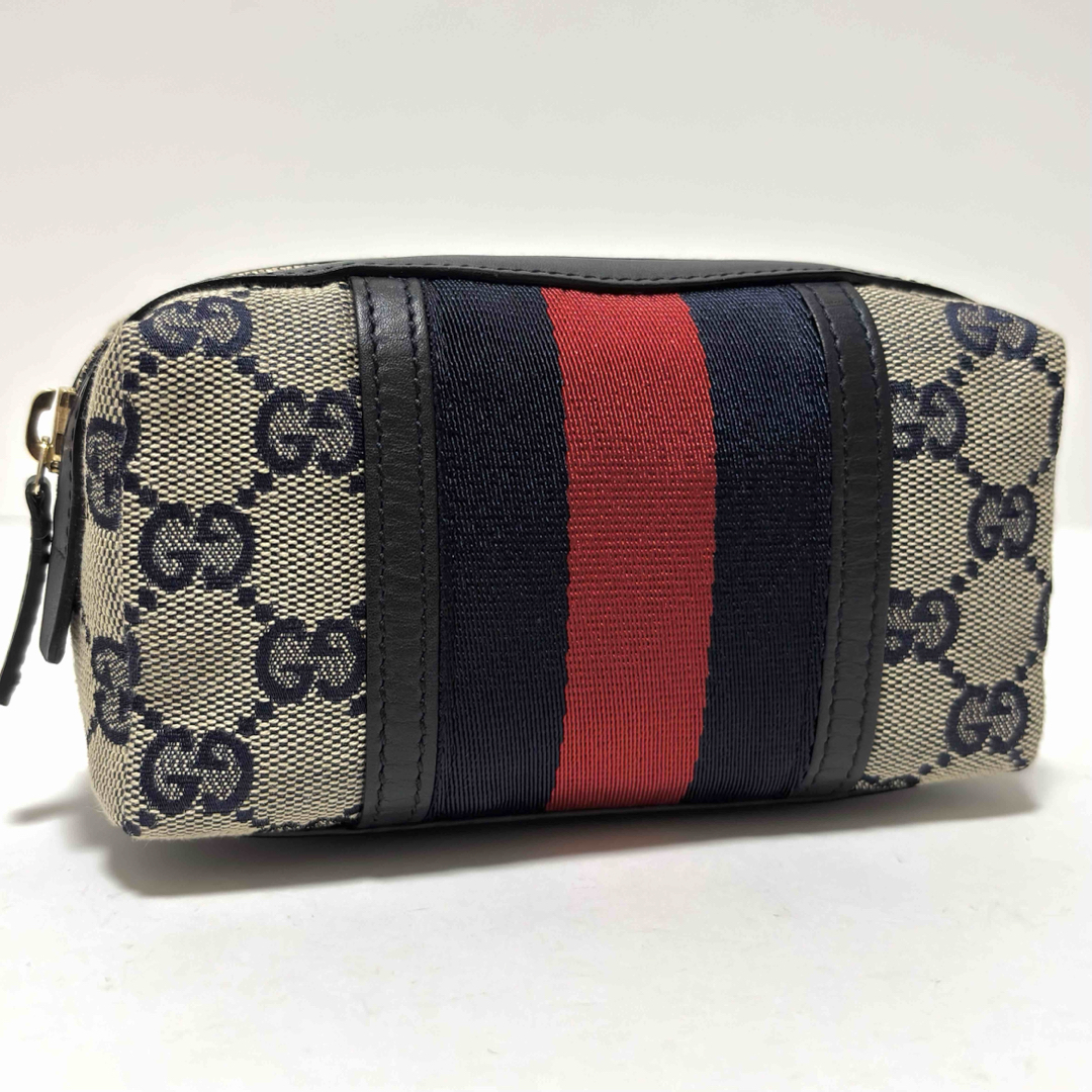 GUCCI - 177✨未使用保管品✨GUCCI グッチ ポーチ GGキャンバス GUCCI - 177✨未使用保管品✨GUCCI グッチ ポーチ GGキャンバス