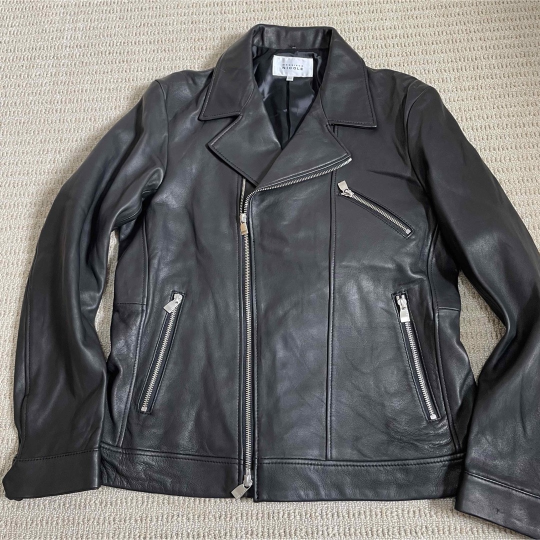 MONSIEUR NICOLE - 【美品】サイズL NICOLE ダブル ライダース MONSIEUR NICOLE - 【美品】サイズL NICOLE ダブル ライダース