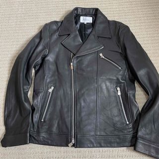 MONSIEUR NICOLE - 【美品】サイズL NICOLE ダブル ライダース MONSIEUR NICOLE - 【美品】サイズL NICOLE ダブル ライダース