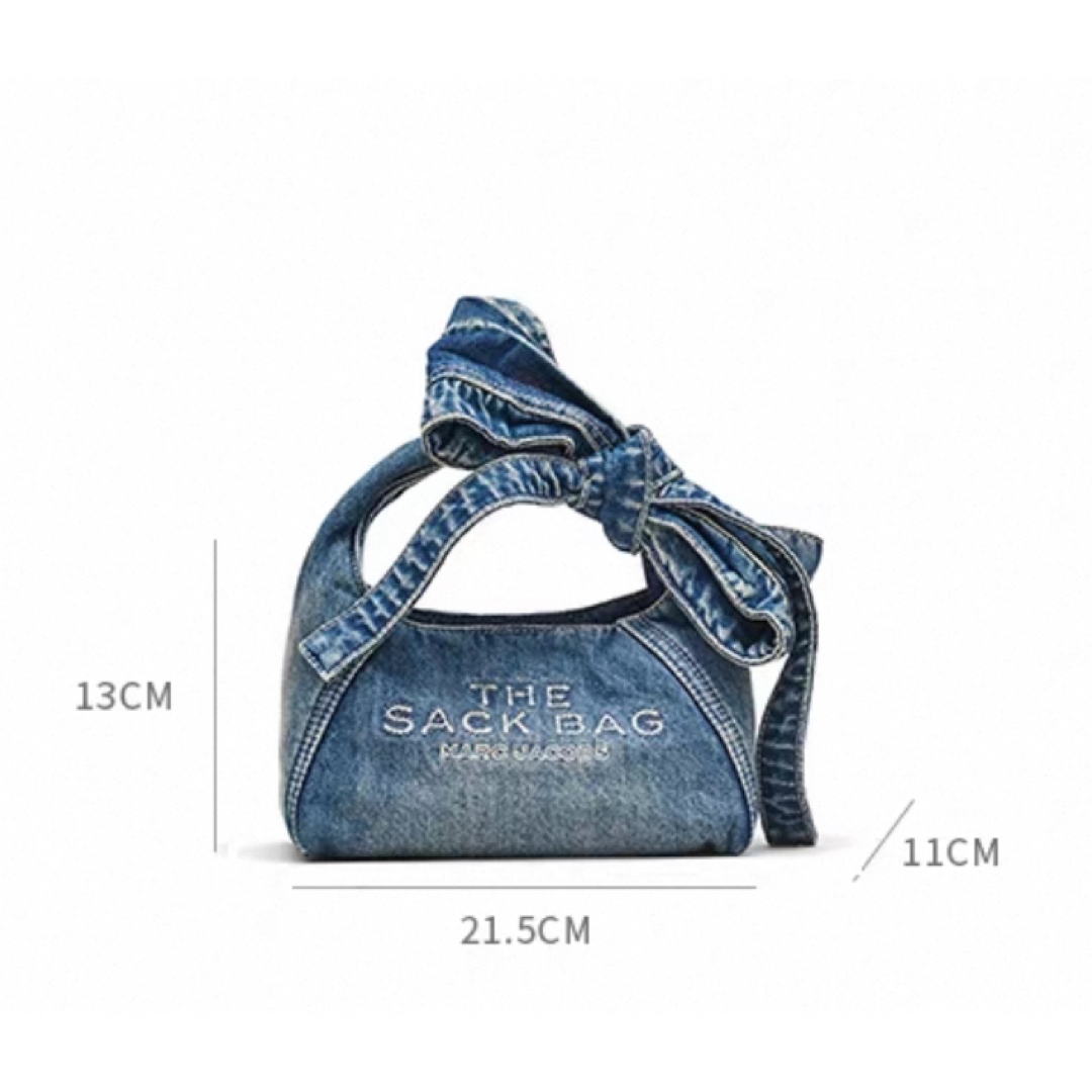 MARC JACOBS - 値下げ可MARC JACOBS THE SACK BAGデニムバッグの MARC JACOBS - 値下げ可MARC JACOBS THE SACK BAGデニムバッグの