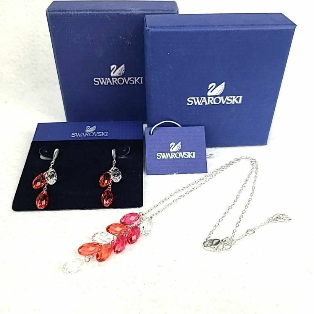 SWAROVSKI - ○未使用級♪スワロフスキー ピアス ネックレス SWAROVSKI - ○未使用級♪スワロフスキー ピアス ネックレス