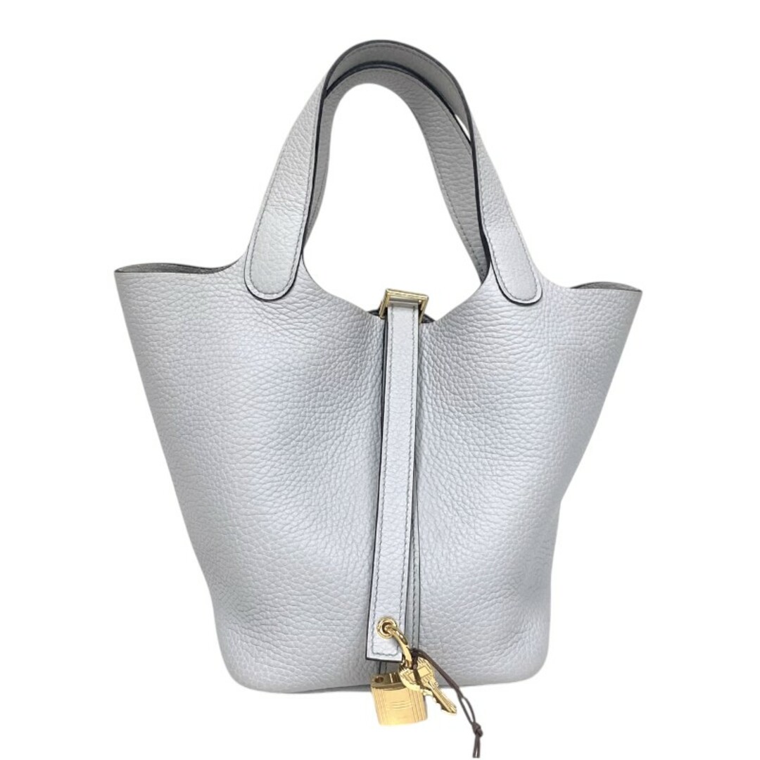 HERMES - エルメス HERMES ピコタンロックPM Z刻 ブルーペール HERMES - エルメス HERMES ピコタンロックPM Z刻 ブルーペール