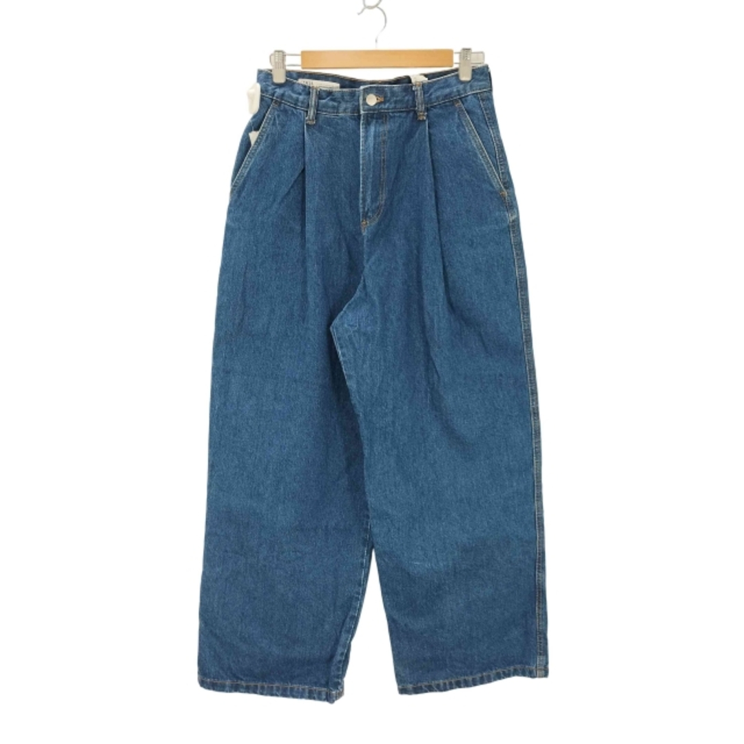 ZARA - ZARA(ザラ) タックバギーデニム メンズ パンツ デニムの ZARA - ZARA(ザラ) タックバギーデニム メンズ パンツ デニムの