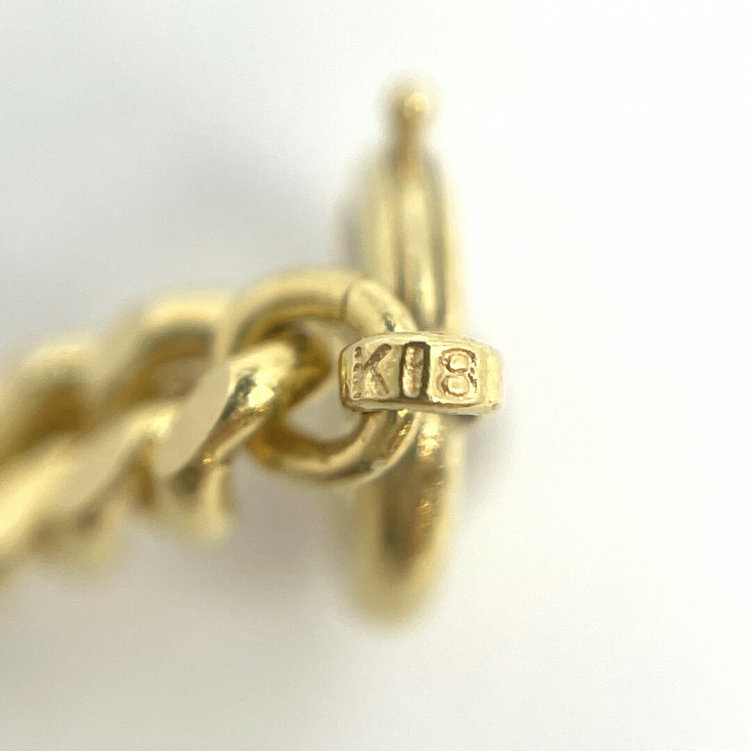 5khd154】喜平 ネックレス K18 ゴールド 2面 シングル 40.5cm 5khd154】喜平 ネックレス K18 ゴールド 2面 シングル 40.5cm
