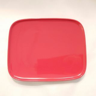 marimekko - 未使用 マリメッコ スクエアプレート 赤 レッド marimekko - 未使用 マリメッコ スクエアプレート 赤 レッド