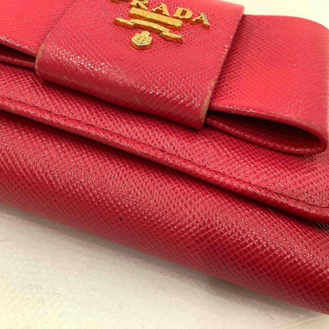 PRADA - PRADA プラダ 6連 キーケース 1PG222 ピンク PRADA - PRADA プラダ 6連 キーケース 1PG222 ピンク