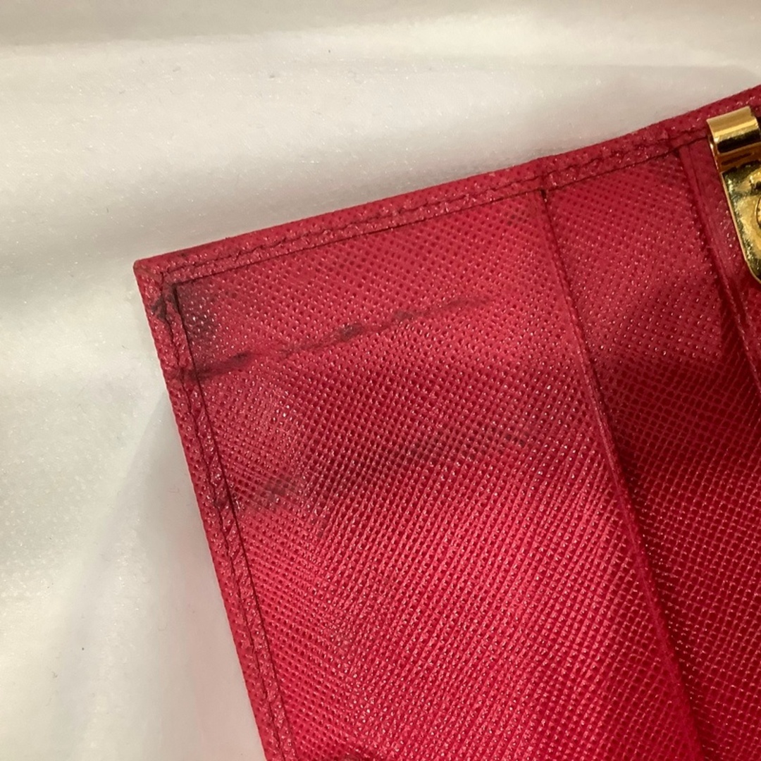 PRADA - PRADA プラダ 6連 キーケース 1PG222 ピンク PRADA - PRADA プラダ 6連 キーケース 1PG222 ピンク