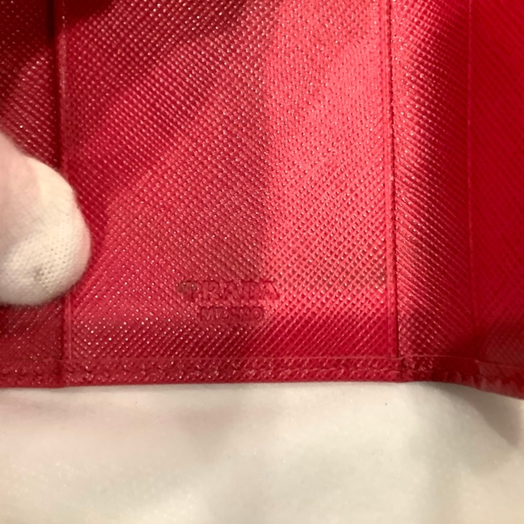 PRADA - PRADA プラダ 6連 キーケース 1PG222 ピンク PRADA - PRADA プラダ 6連 キーケース 1PG222 ピンク