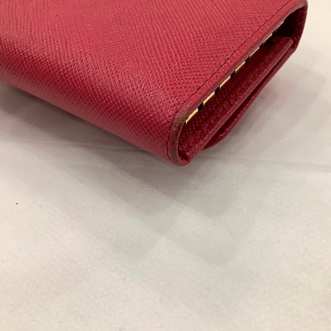 PRADA - PRADA プラダ 6連 キーケース 1PG222 ピンク PRADA - PRADA プラダ 6連 キーケース 1PG222 ピンク