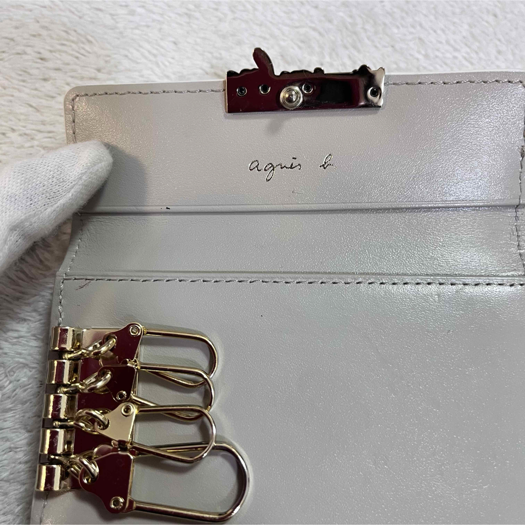 agnes b. - 美品 アニエスベー二つ折り がま口財布 キーケース agnes b. - 美品 アニエスベー二つ折り がま口財布 キーケース