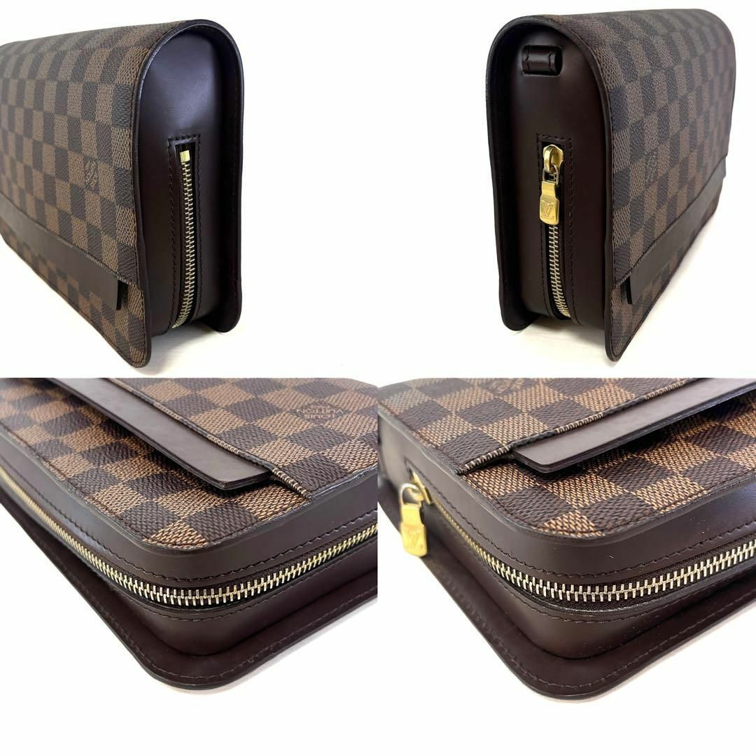 LOUIS VUITTON - ルイヴィトン ダミエ サンルイ クラッチバッグ LOUIS VUITTON - ルイヴィトン ダミエ サンルイ クラッチバッグ
