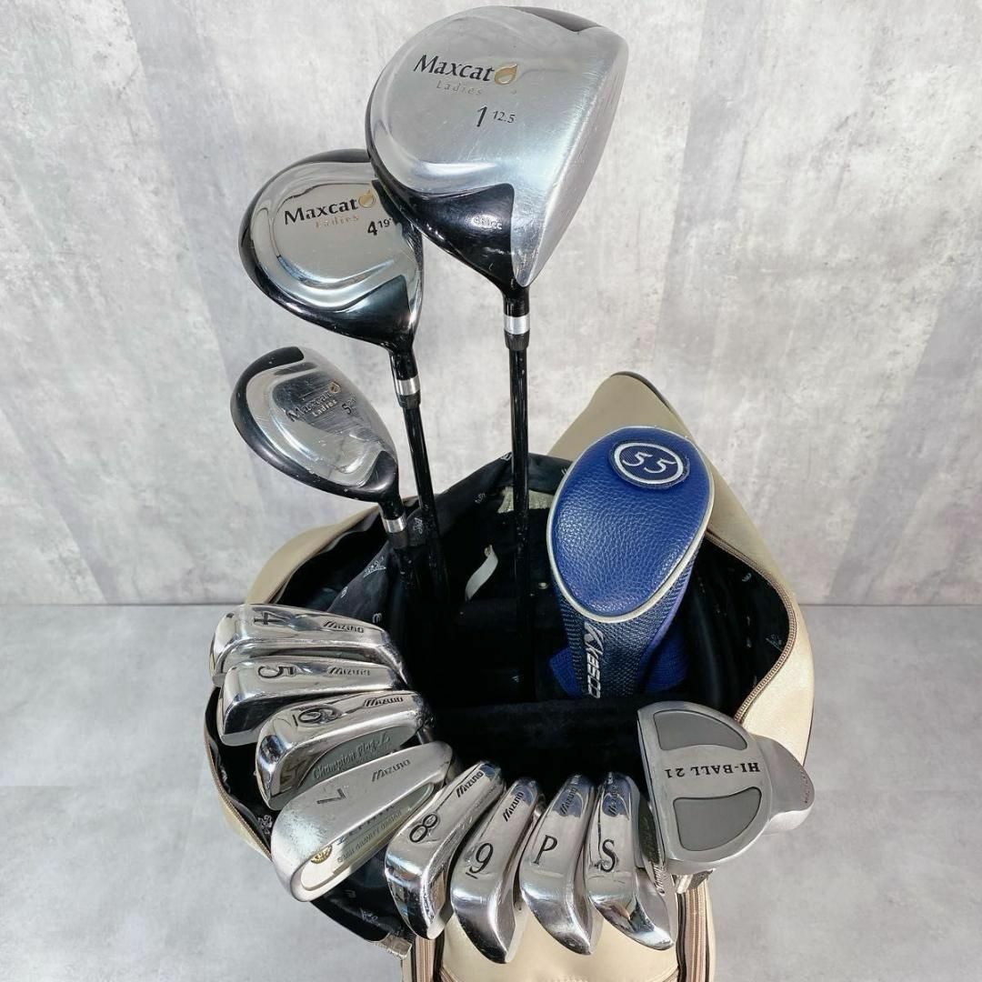 MIZUNO - W393 mizuno MAXCAT レディース ゴルフ クラブセット MIZUNO - W393 mizuno MAXCAT レディース ゴルフ クラブセット