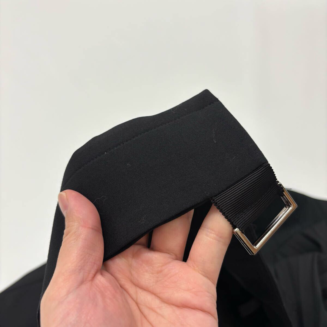 sacai - 良品 sacai サイド プリーツ ドッキング ラップ sacai - 良品 sacai サイド プリーツ ドッキング ラップ