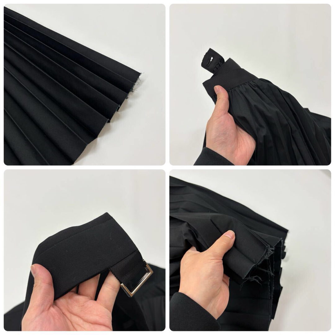 sacai - 良品 sacai サイド プリーツ ドッキング ラップ sacai - 良品 sacai サイド プリーツ ドッキング ラップ