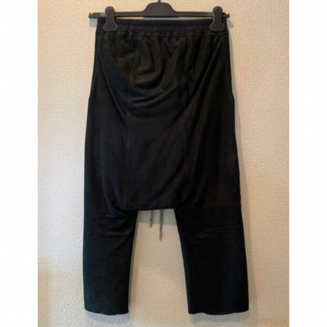 Rick Owens - Rick Owens サルエル クロップド レザー パンツ Rick Owens - Rick Owens サルエル クロップド レザー パンツ