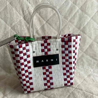 MARNI(かごバッグ/ストローバッグ ・ ホワイト/白色系)の MARNI(かごバッグ/ストローバッグ ・ ホワイト/白色系)の