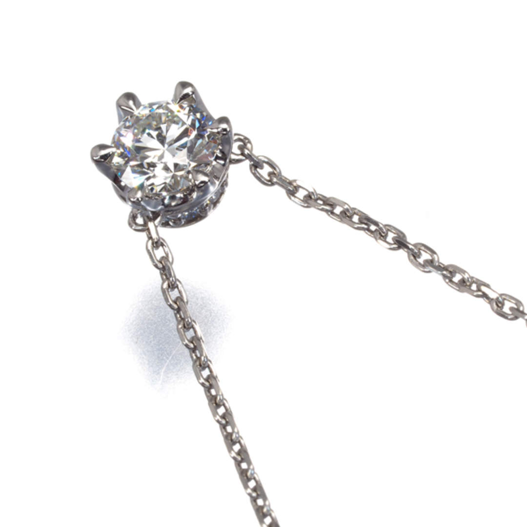 4℃ - 4℃ ネックレス ダイヤ ダイヤモンド 0.406ct 一粒 Pt850 の 4℃ - 4℃ ネックレス ダイヤ ダイヤモンド 0.406ct 一粒 Pt850 の