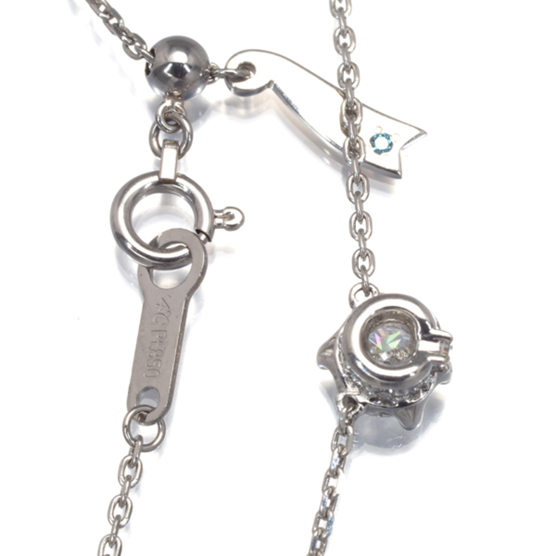 4℃ - 4℃ ネックレス ダイヤ ダイヤモンド 0.406ct 一粒 Pt850 の 4℃ - 4℃ ネックレス ダイヤ ダイヤモンド 0.406ct 一粒 Pt850 の