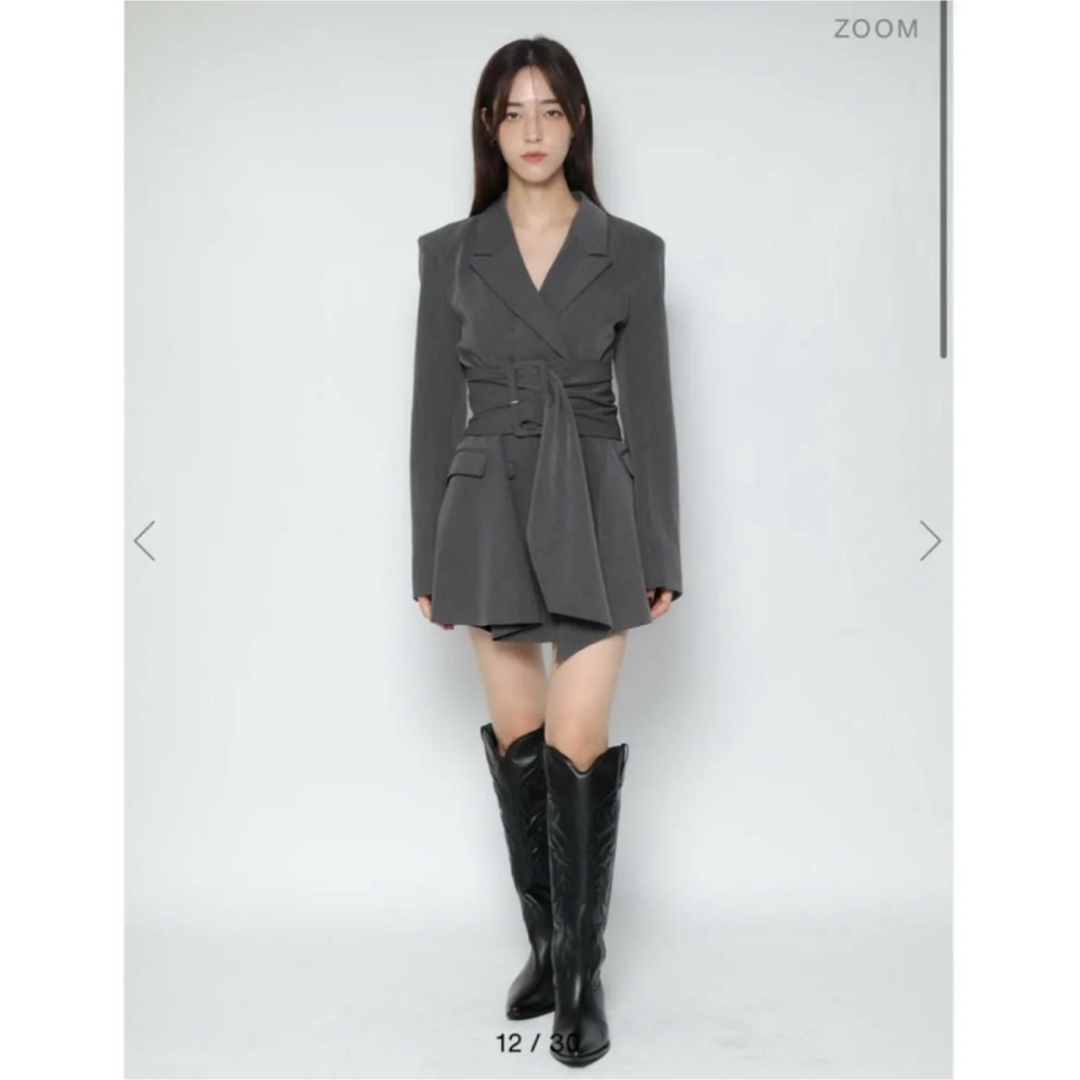 Bubbles - melt the lady thick belt jacket onepieceの通販 by Bubbles - melt the lady thick belt jacket onepieceの通販 by