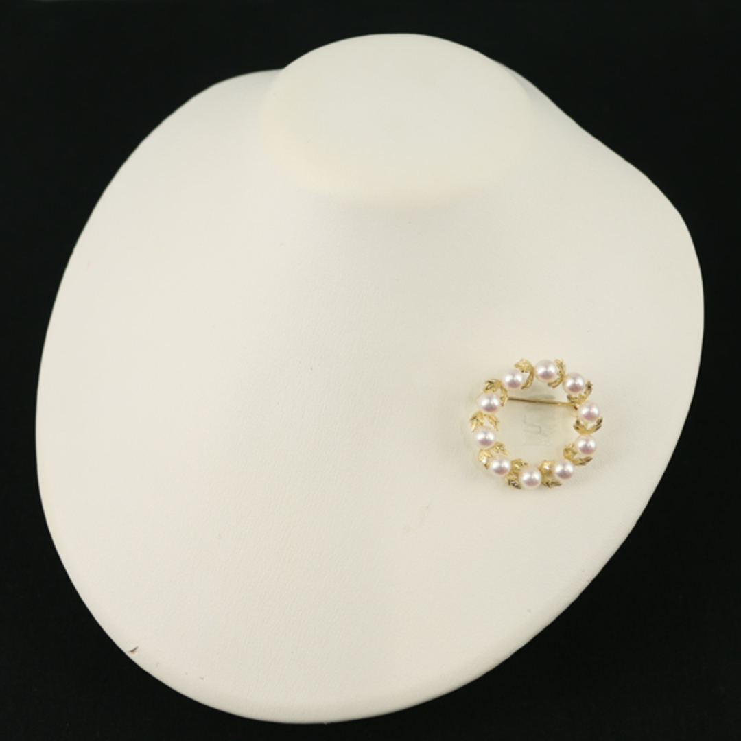 MIKIMOTO - ミキモト ブローチ パール 真珠 6.0mm サークル MIKIMOTO - ミキモト ブローチ パール 真珠 6.0mm サークル
