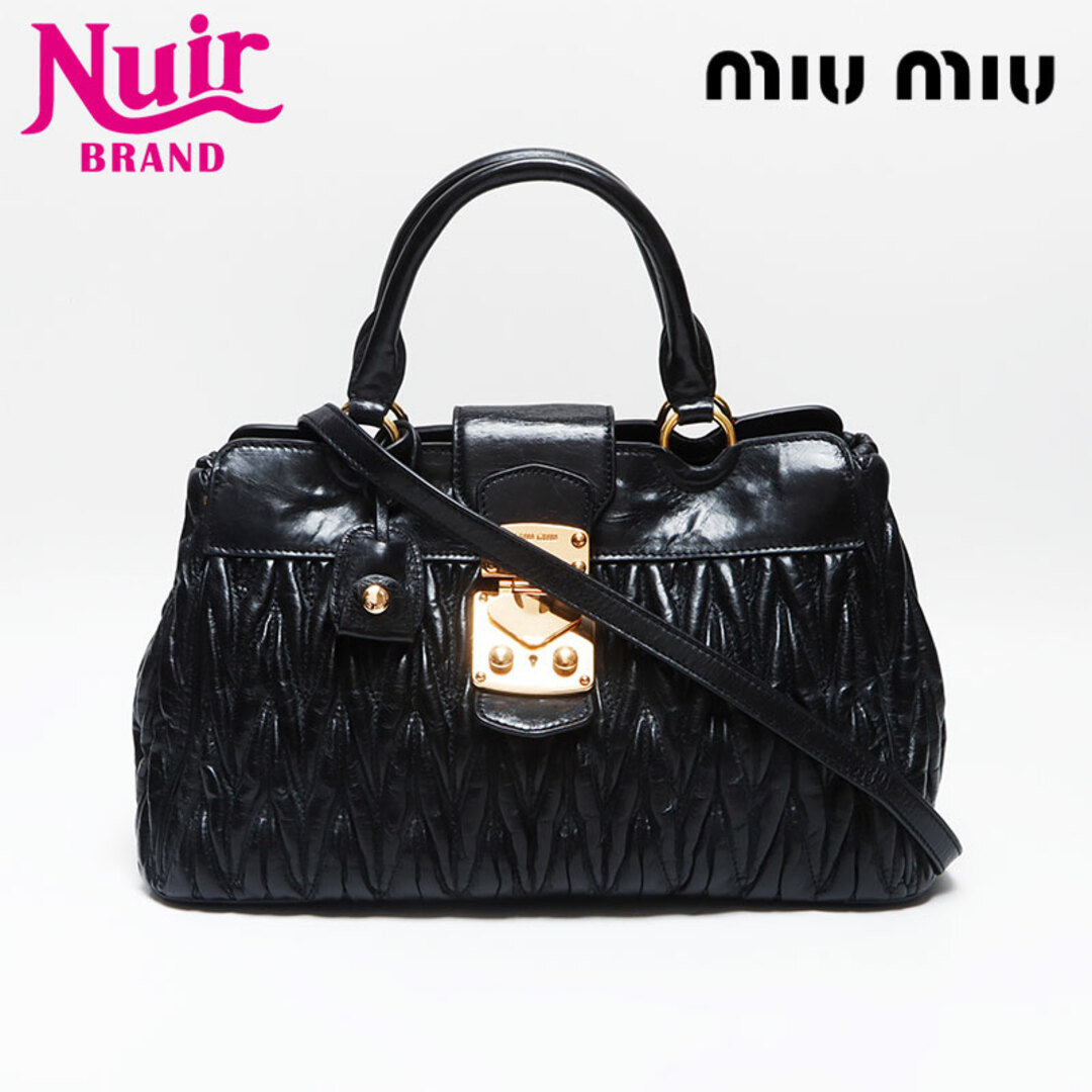 MIU MIU - ミュウ ミュウ Miu Miu マテラッセ 2WAY ショルダー MIU MIU - ミュウ ミュウ Miu Miu マテラッセ 2WAY ショルダー
