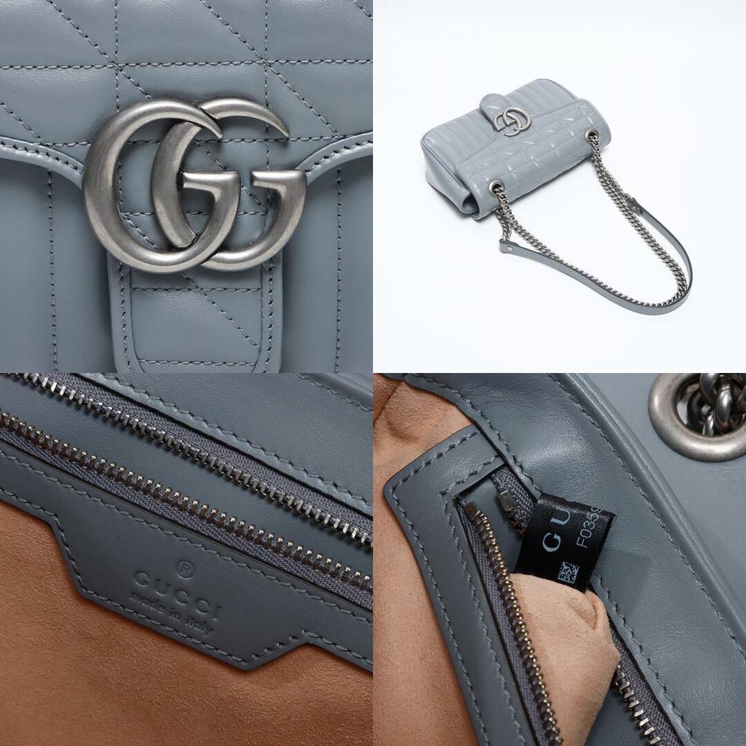 GUCCI - グッチ GUCCI GGマーモント ミディアム チェーン 443497 GUCCI - グッチ GUCCI GGマーモント ミディアム チェーン 443497