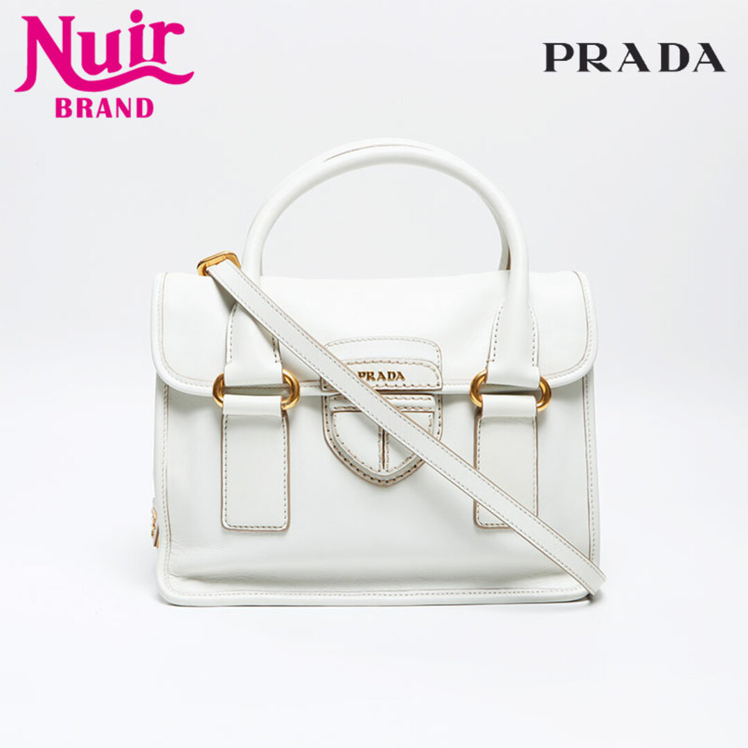 PRADA - プラダ PRADA レザー 2way ロゴ ハンドバッグの通販 by PRADA - プラダ PRADA レザー 2way ロゴ ハンドバッグの通販 by