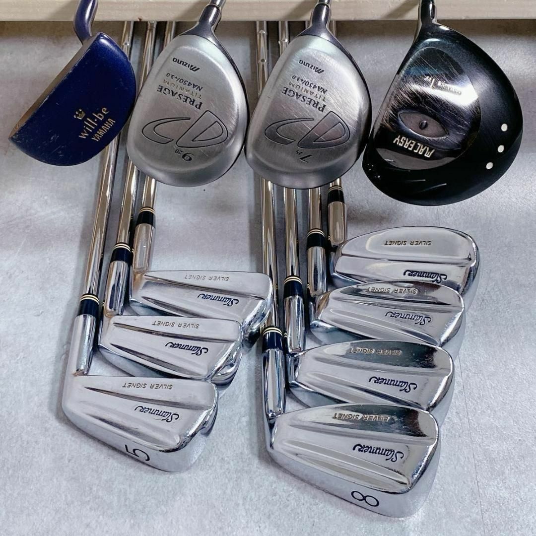 Maruman - W395 レディース ゴルフ クラブセット 12点 入門 Maruman - W395 レディース ゴルフ クラブセット 12点 入門