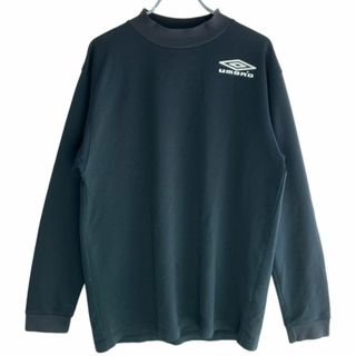 アンブロ(UMBRO)の古着 メンズM-L UMBRO/アンブロ インナーシャツ 長袖 サッカー フットサル 練習着 ブラック/ホワイト UBA7444 gl00042(ウェア)
