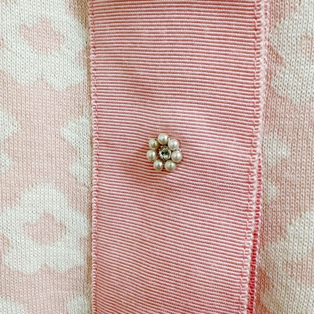 M'S GRACY - エムズグレイシー 花柄 ビジュー付 カーディガン 総 M'S GRACY - エムズグレイシー 花柄 ビジュー付 カーディガン 総