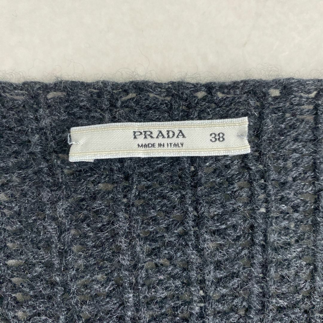 PRADA - 美品 プラダ カーディガン PRADA カシミヤ100% リボン PRADA - 美品 プラダ カーディガン PRADA カシミヤ100% リボン