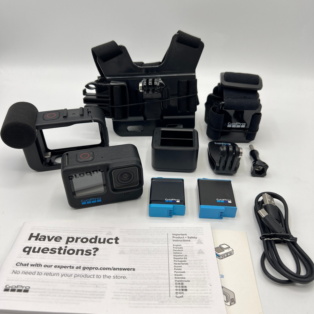 GoPro - GoPro HERO10 BLACK CHDHX-101-FW ウェアラブル GoPro - GoPro HERO10 BLACK CHDHX-101-FW ウェアラブル