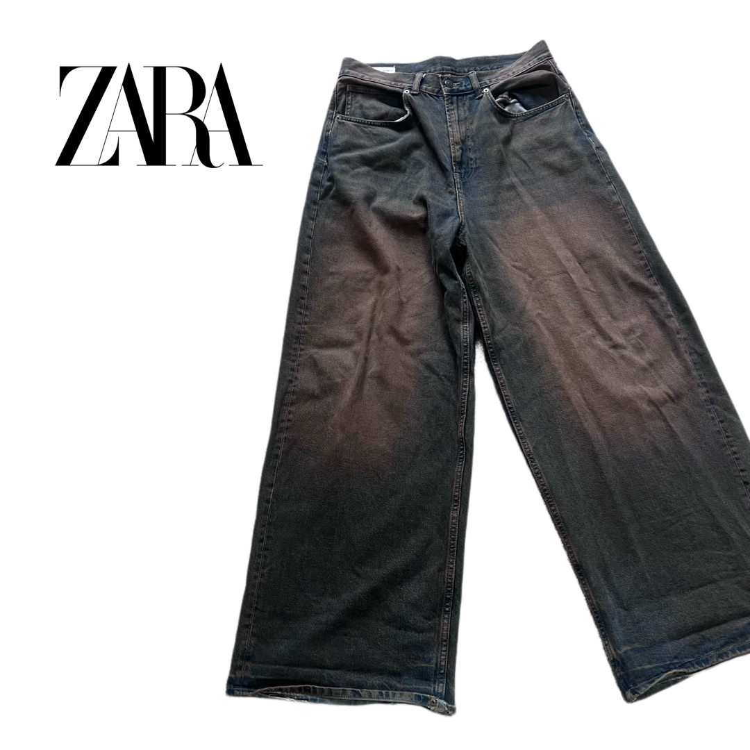 ZARA - 即完☆ZARA ザラ オーバーダイ y2k デニムパンツ バギー ZARA - 即完☆ZARA ザラ オーバーダイ y2k デニムパンツ バギー