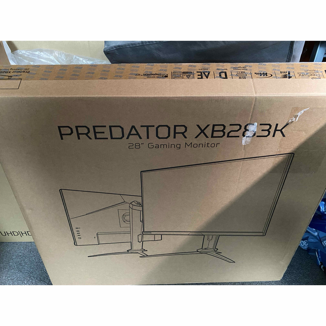Acer ゲーミングPredator XB283K 28インチ 4K 144hzの通販 by 夢 Acer ゲーミングPredator XB283K 28インチ 4K 144hzの通販 by 夢
