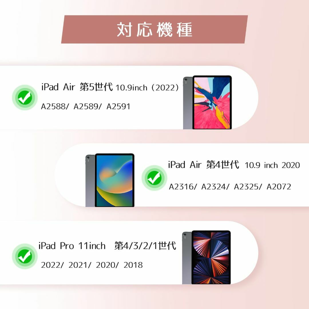 【特価セール】ACEMO iPad Pro 11インチ ケース 保護フィルム付き スマホ/家電/カメラのPC/タブレット(タブレット)の商品写真
