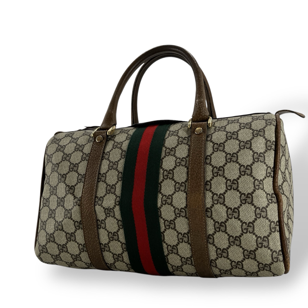 GUCCI - オールドグッチ ミニボストン GGスプリーム シェリー GUCCI - オールドグッチ ミニボストン GGスプリーム シェリー