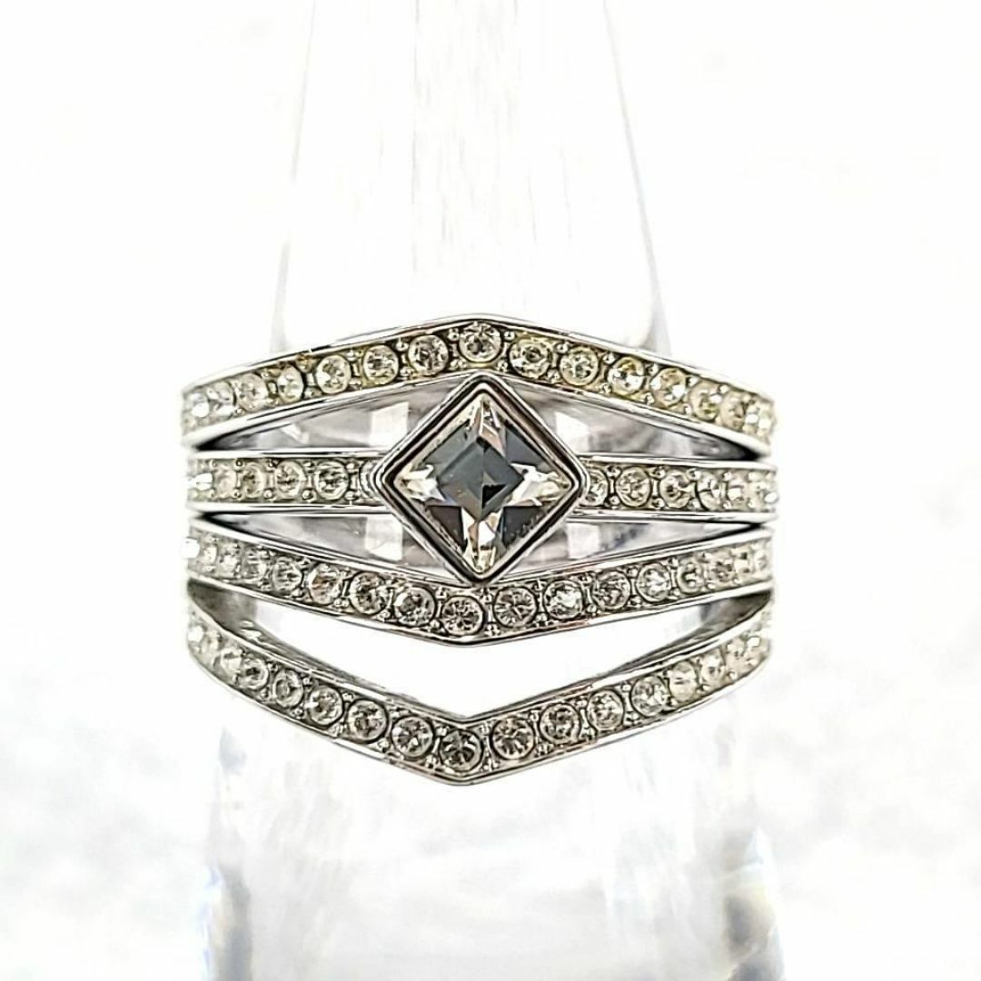 ♪極美品♪スワロフスキー アルファリング 指輪 4連 5181463 55 SWAROVSKI - ♪極美品♪スワロフスキー アルファリング 指輪 4連