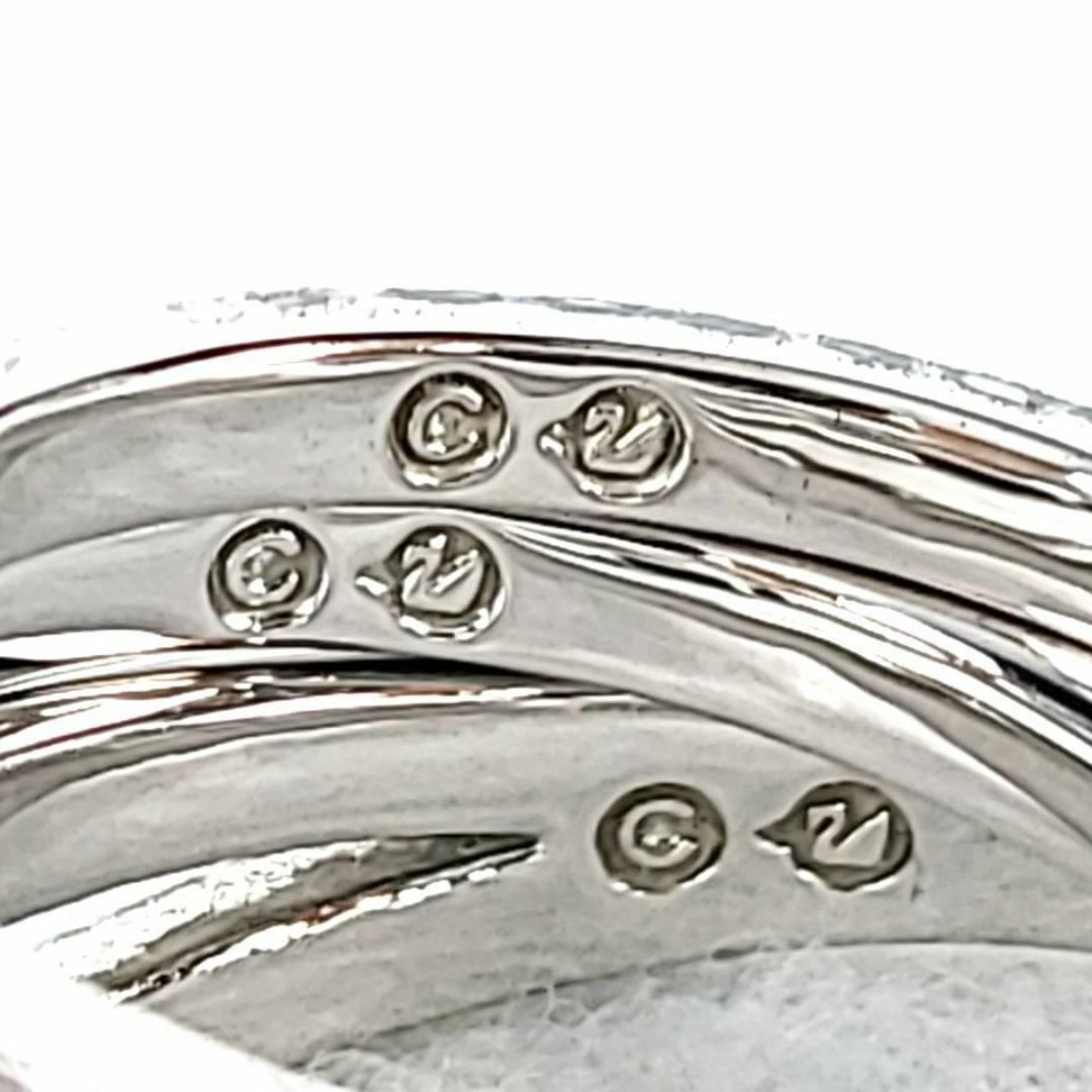 SWAROVSKI - ♪極美品♪スワロフスキー アルファリング 指輪 4連 SWAROVSKI - ♪極美品♪スワロフスキー アルファリング 指輪 4連