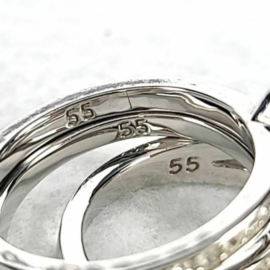 SWAROVSKI - ♪極美品♪スワロフスキー アルファリング 指輪 4連 SWAROVSKI - ♪極美品♪スワロフスキー アルファリング 指輪 4連