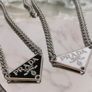 PRADA - PRADA(プラダ) ネックレス美品 メタルキーリング 1PS052 PRADA - PRADA(プラダ) ネックレス美品 メタルキーリング 1PS052