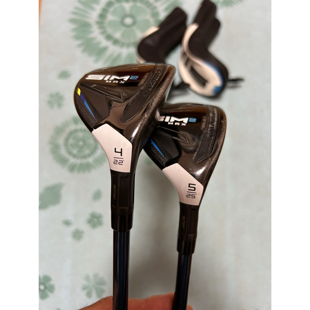 TaylorMade - SIM2 Max ユーティリティクラブ 4番・5番セットの TaylorMade - SIM2 Max ユーティリティクラブ 4番・5番セットの