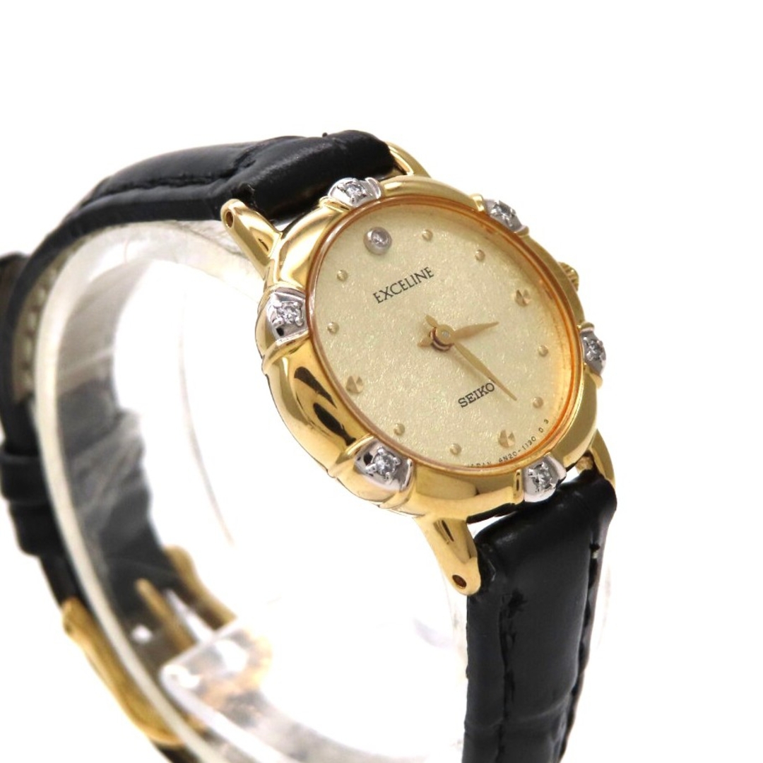 SEIKO - 【6Pダイヤモンド】SEIKO 'セイコー 時計' エクセリーヌ SEIKO - 【6Pダイヤモンド】SEIKO 'セイコー 時計' エクセリーヌ