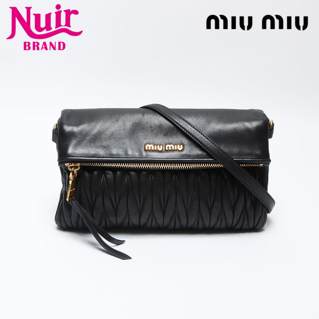 MIU MIU - ミュウ ミュウ Miu Miu マテラッセ レザー ショルダー MIU MIU - ミュウ ミュウ Miu Miu マテラッセ レザー ショルダー