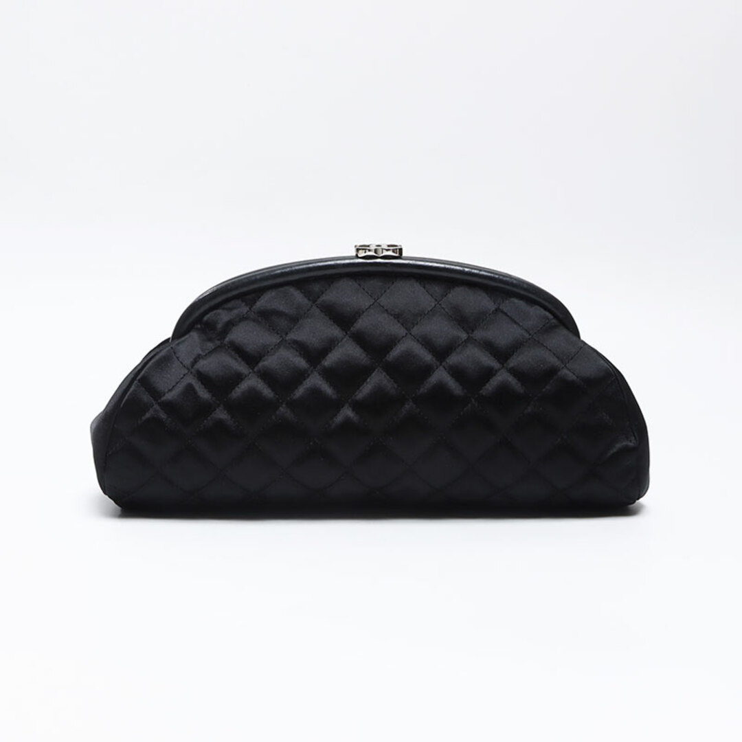 CHANEL - シャネル CHANEL 11番台 2007-2008 サテン クラッチ CHANEL - シャネル CHANEL 11番台 2007-2008 サテン クラッチ