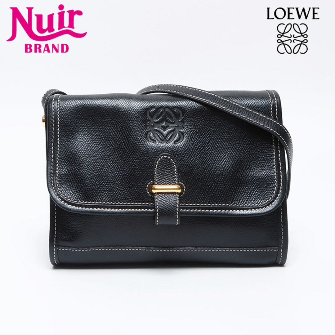 LOEWE - ロエベ LOEWE アナグラム レザー ショルダーバッグの LOEWE - ロエベ LOEWE アナグラム レザー ショルダーバッグの