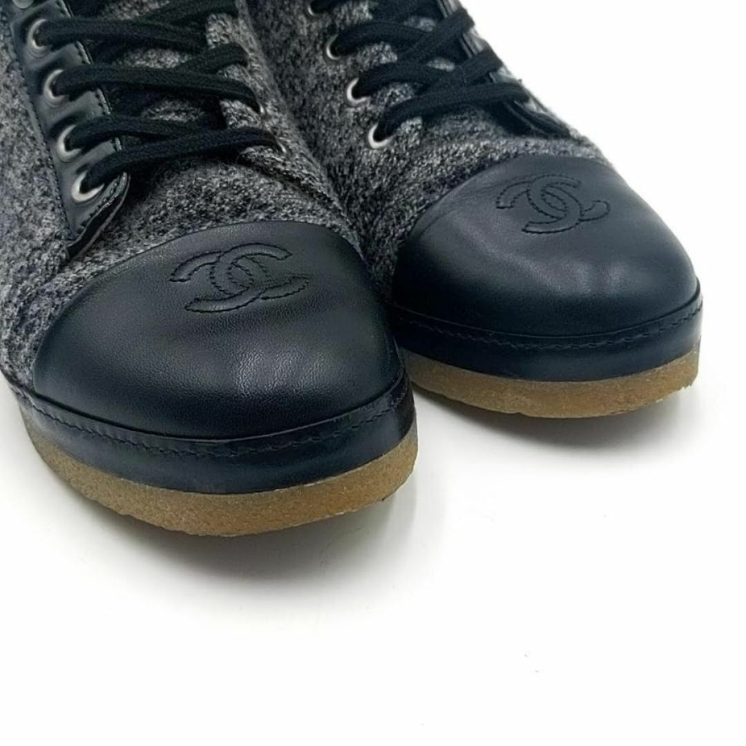 CHANEL - シャネル CHANEL スニーカー シューズ ツイード 10 CHANEL - シャネル CHANEL スニーカー シューズ ツイード 10